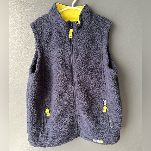 💙 Carter’s vest with zipper size 7 boys girls blue VGUC jacket - Picture 1 of 6